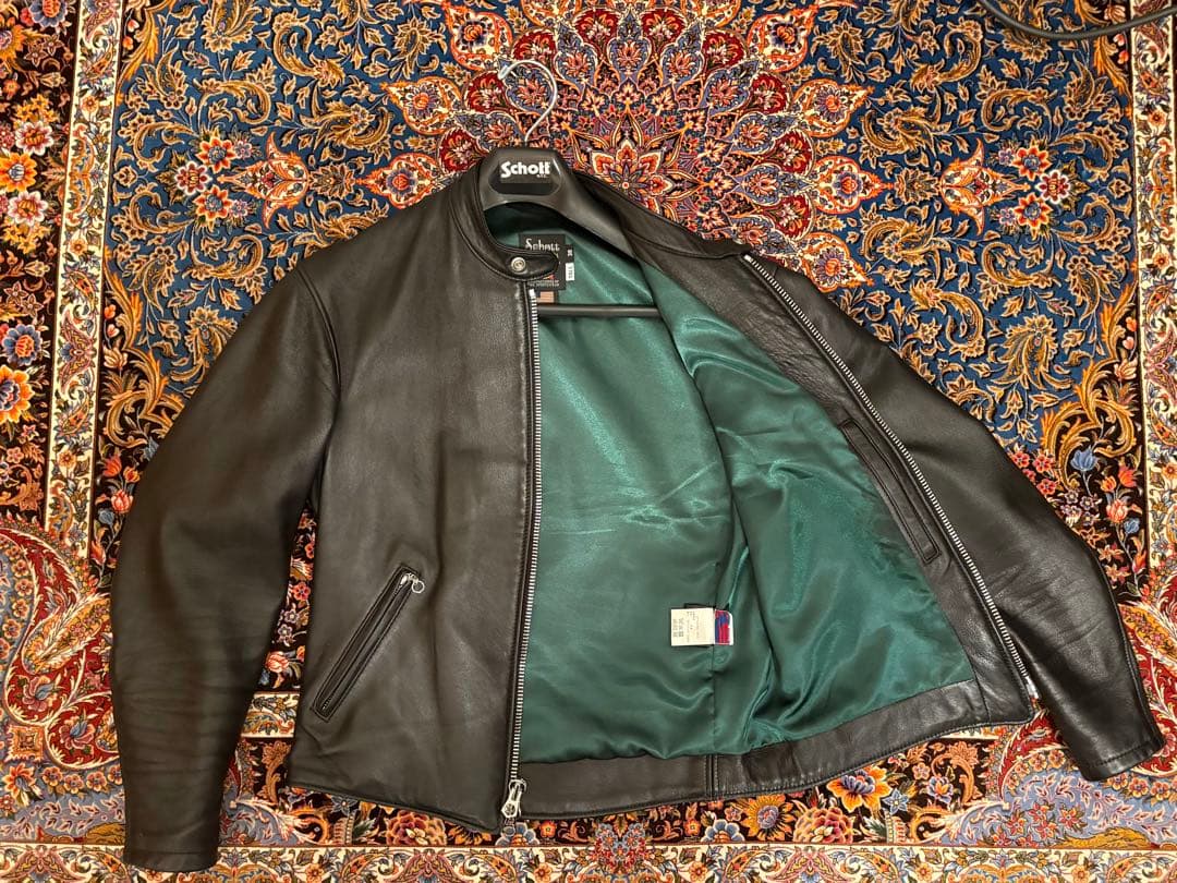 超美品✨希少schott 244US Tallラムレザー38インチ