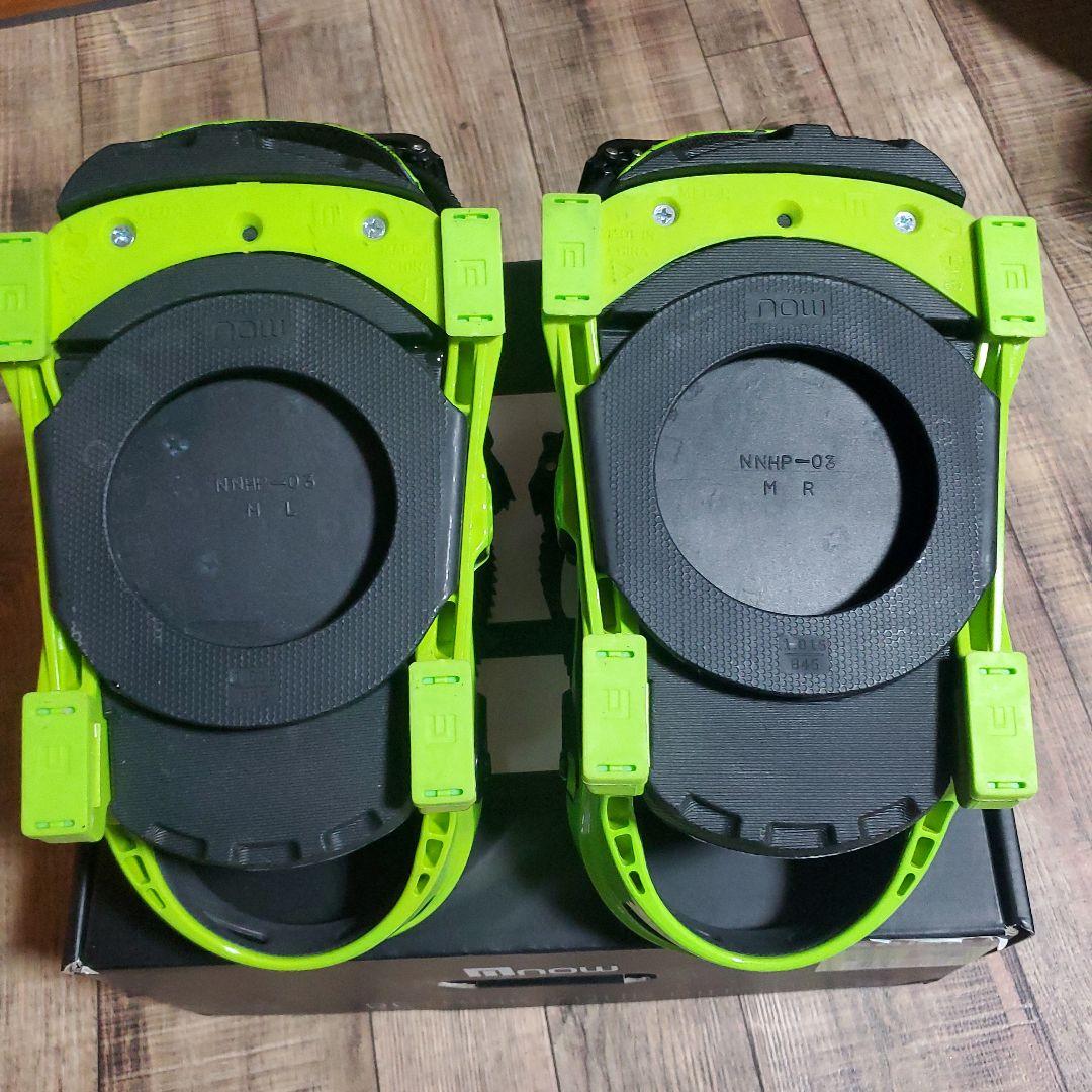 NOW スノーボード ビンディング グリーン/ブラック　select　M