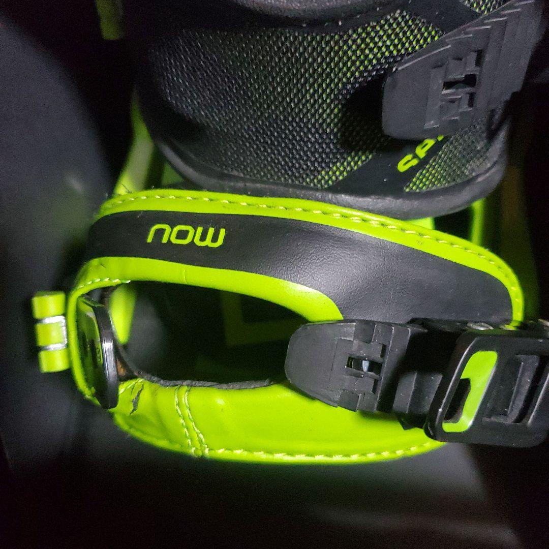 NOW スノーボード ビンディング グリーン/ブラック　select　M