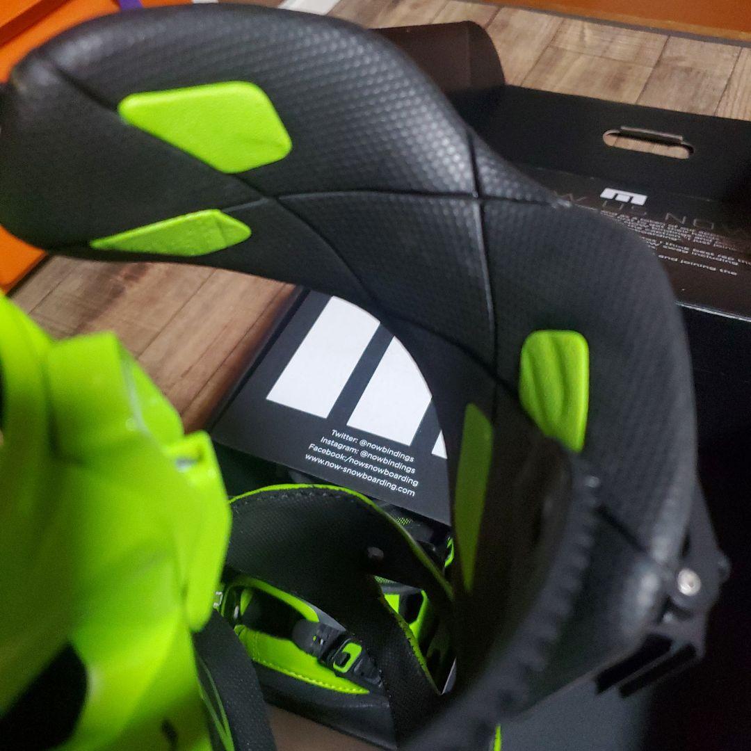 NOW スノーボード ビンディング グリーン/ブラック　select　M