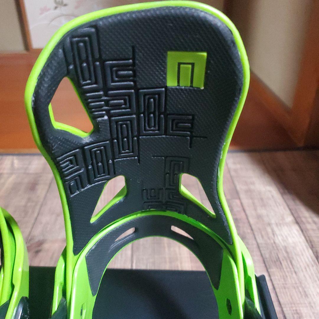 NOW スノーボード ビンディング グリーン/ブラック　select　M