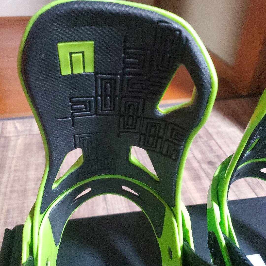 NOW スノーボード ビンディング グリーン/ブラック　select　M