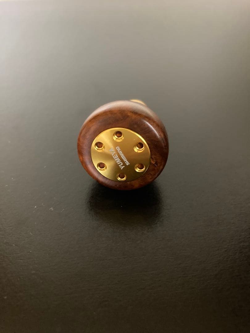 【美品】夢屋 花梨 ハンドルノブ