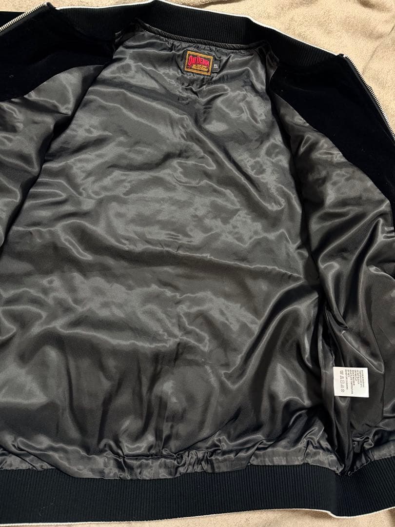 未使用 別珍 虎 ONI DENIM 刺繍 スカジャン 富士山 虎 限定 美品