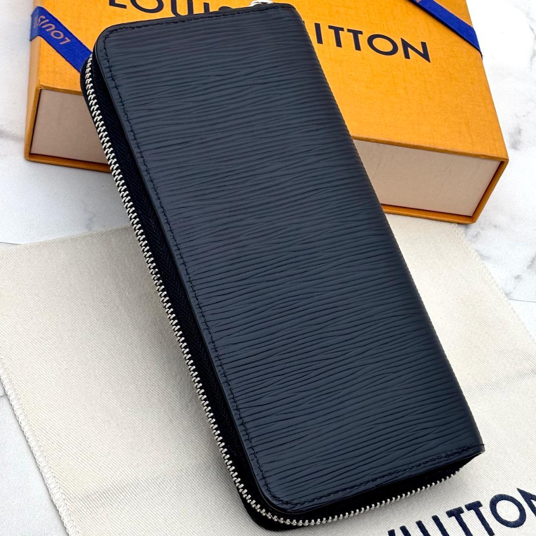 【超極美品】ルイヴィトン　エピ　ジッピーウォレット　ヴェルティカル　ノワール
