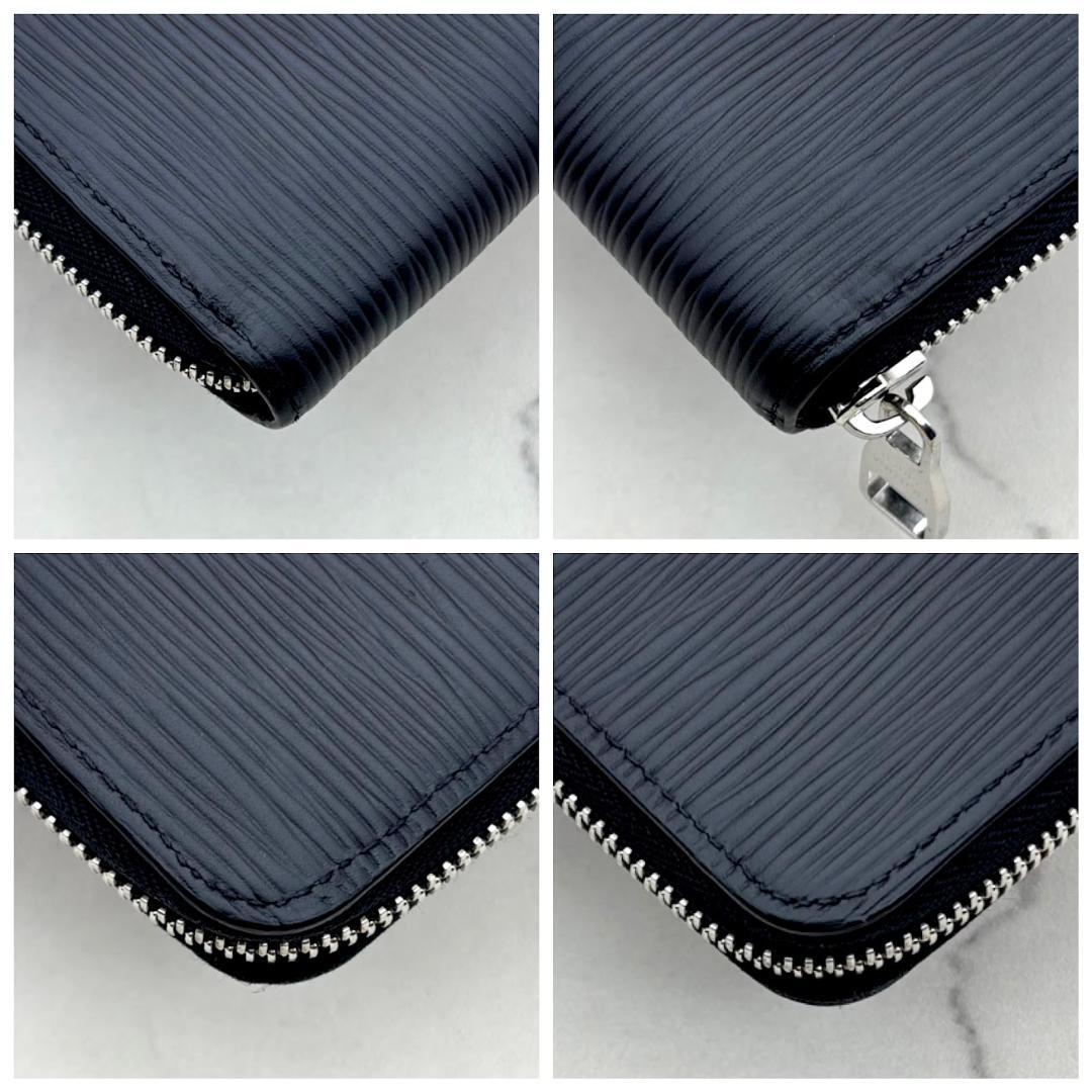 【超極美品】ルイヴィトン　エピ　ジッピーウォレット　ヴェルティカル　ノワール