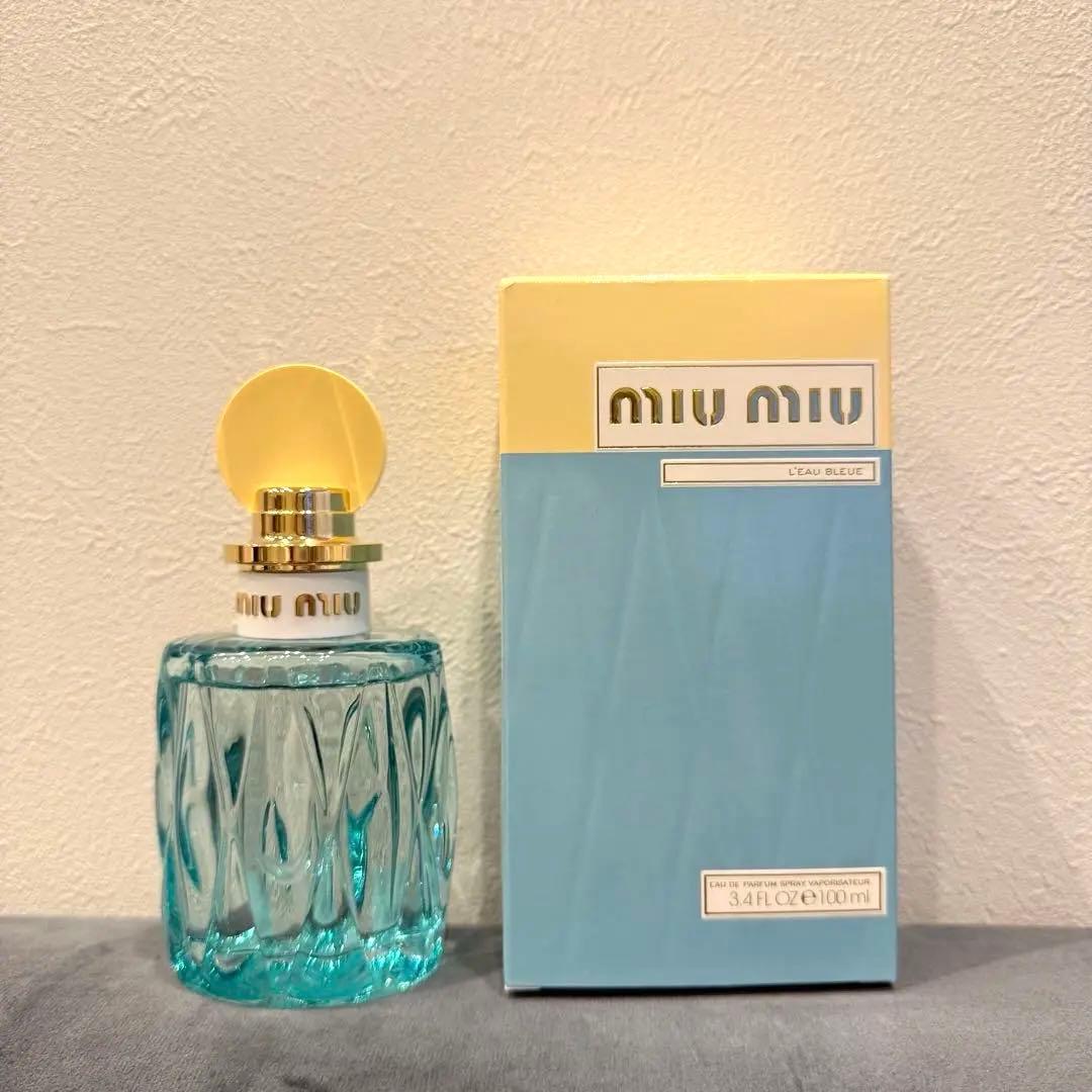 Miu Miu 香水 100ml ローブルー　オードパルファム　ボックス入り