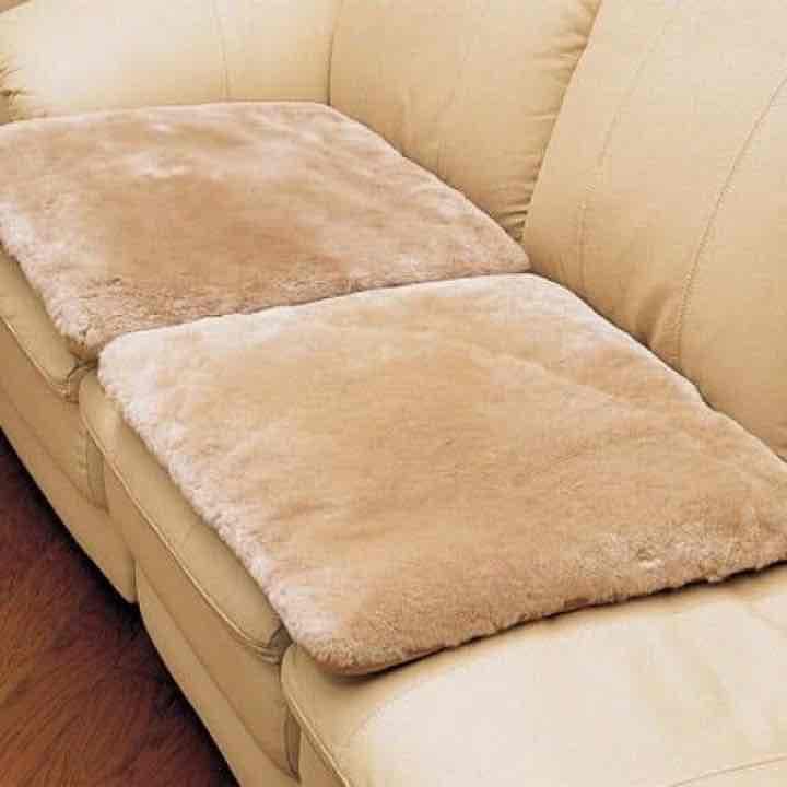 ムートン座布団