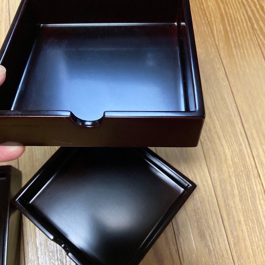 和食　料亭　おかもち　コレクション収納　漆器　蓋付　引き出し6つ　工芸品