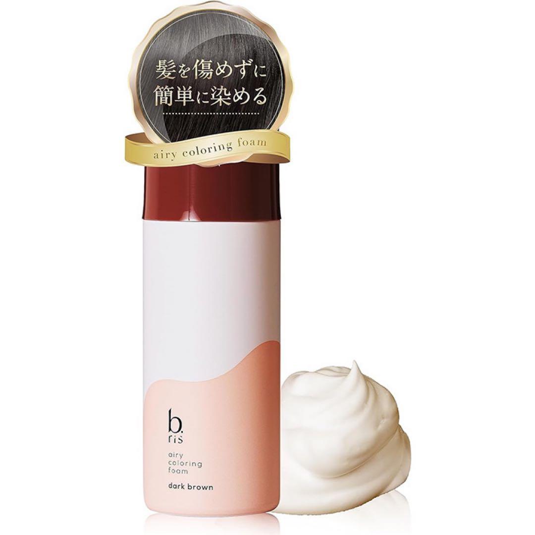 【未開封】ビーリス エアリーカラーリングフォーム ダークブラウン 80g ×4本