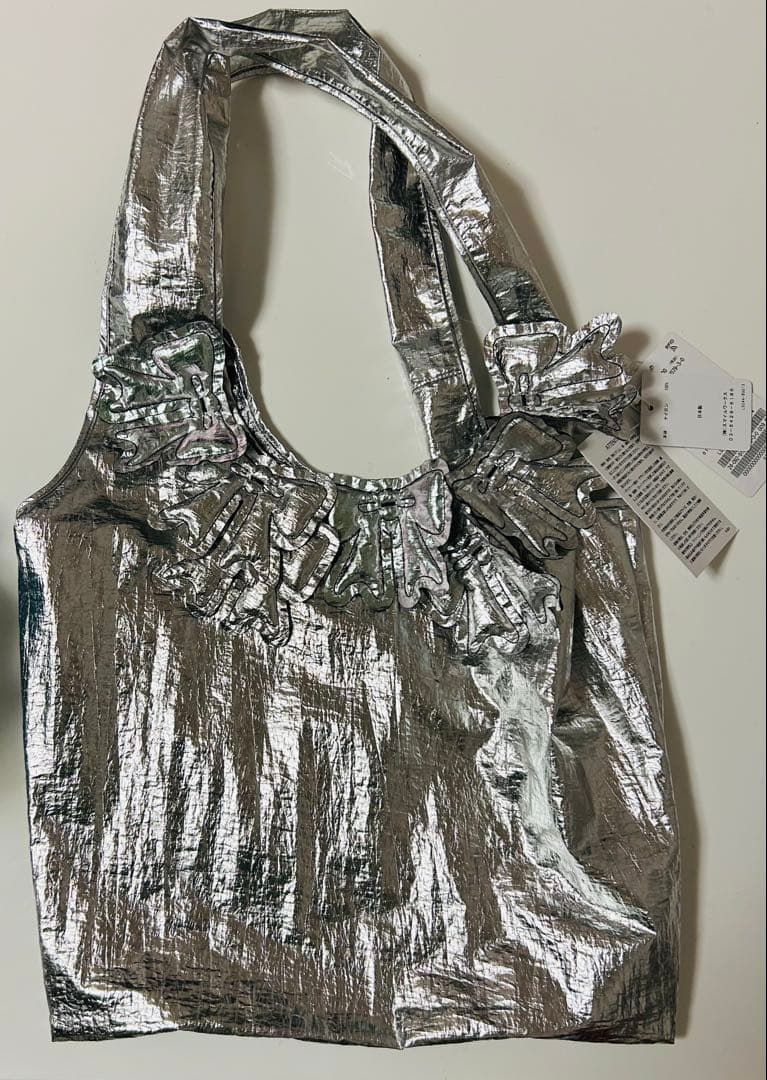 期間限定価格　新品タグ付　LUDLOW ラドロー トートバッグ　シルバー