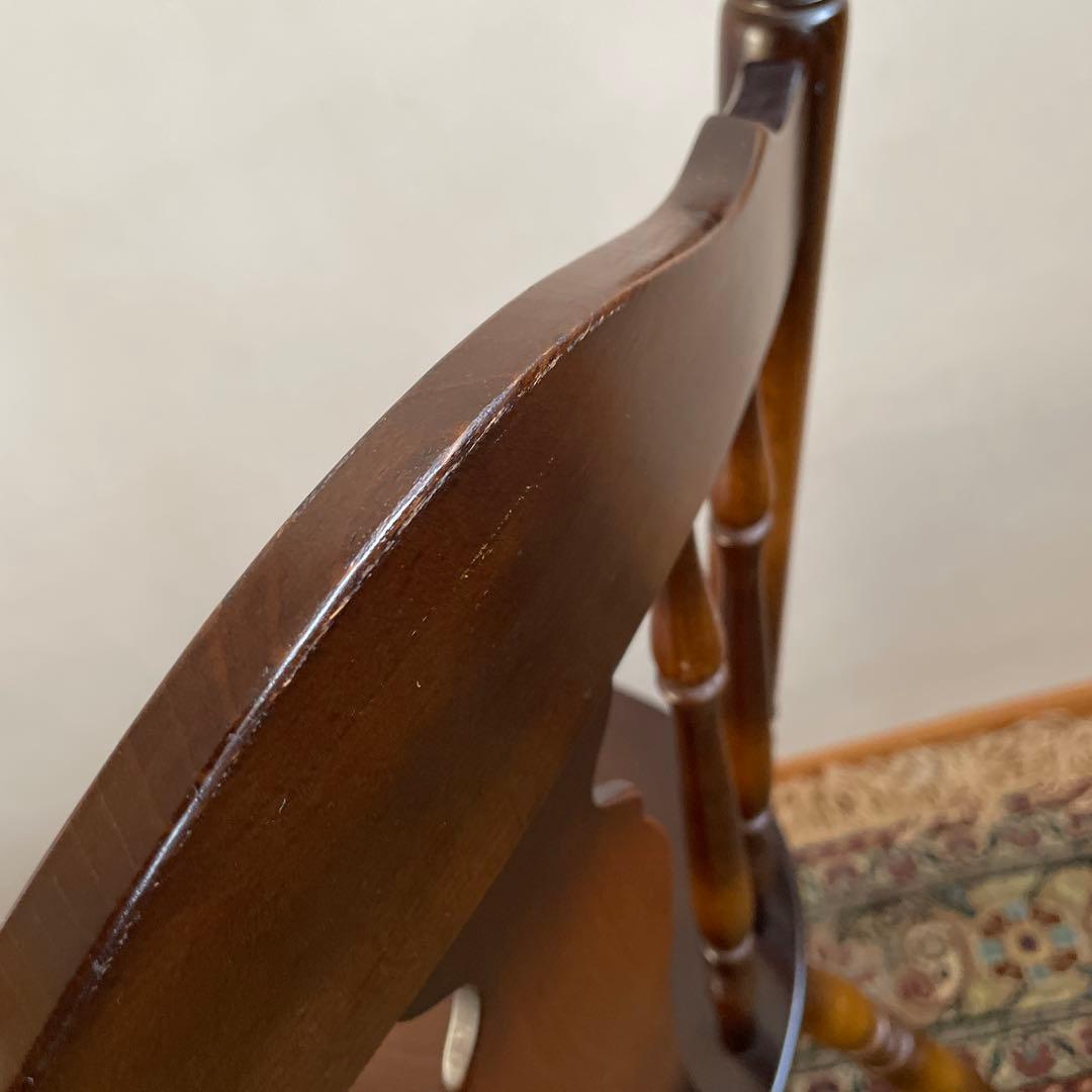 ④【美品】キツツキ 飛騨産業 ダイニングチェア　ウィンザーチェア　コムバック