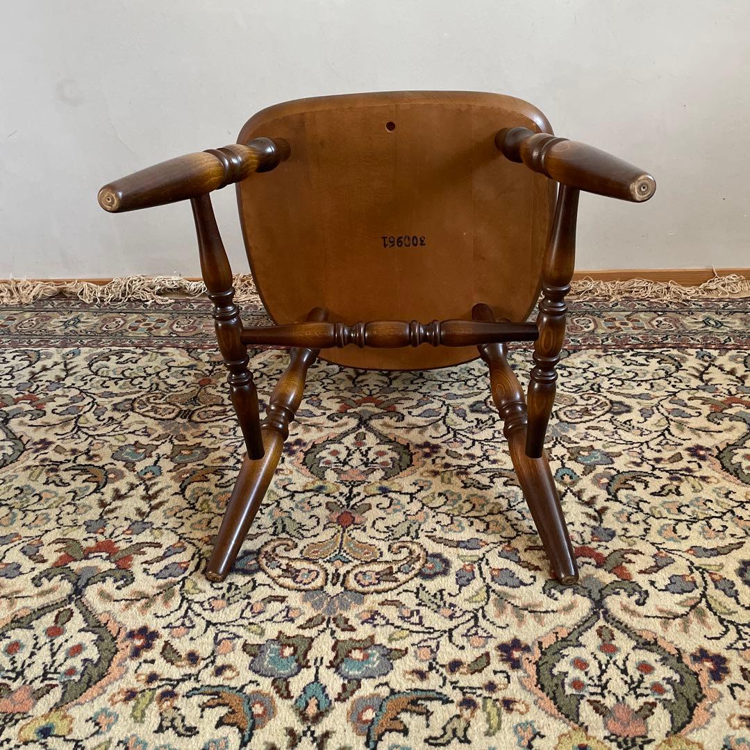 ④【美品】キツツキ 飛騨産業 ダイニングチェア　ウィンザーチェア　コムバック