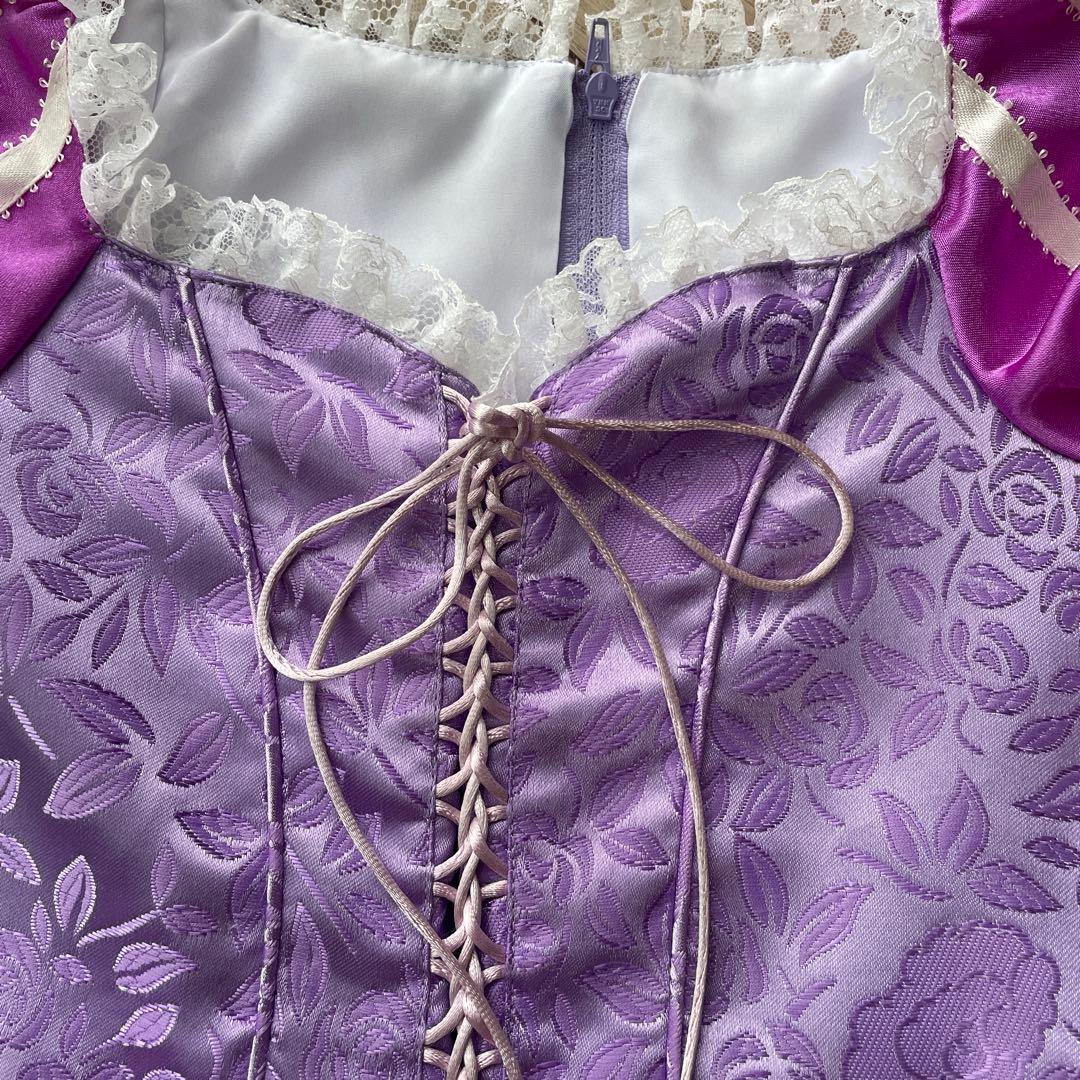 ラプンツェル　ドレス　ビビディバビティブティック　110cm パスカルセット