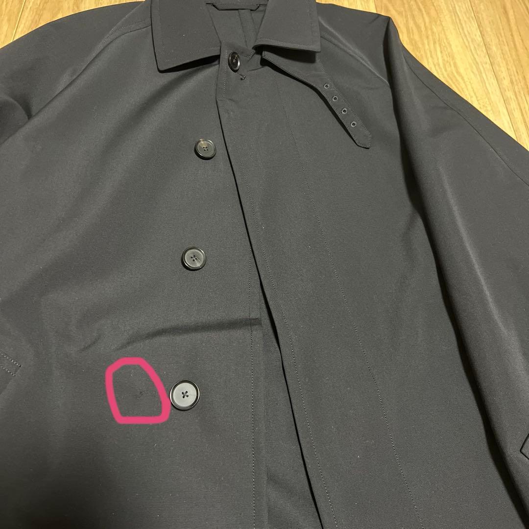 auralee ウールマックスギャバジンステンカラーコート