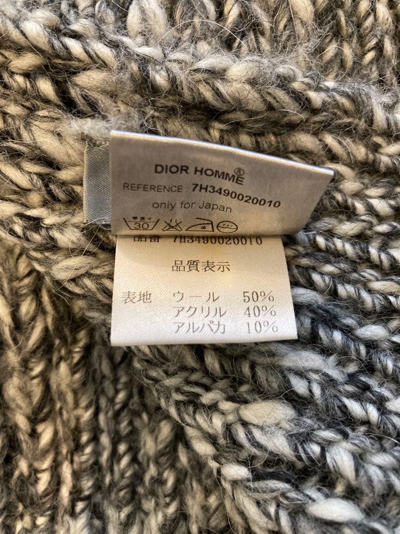 ディオールオム ロングマフラー／DIOR HOMME ニット 2007AW