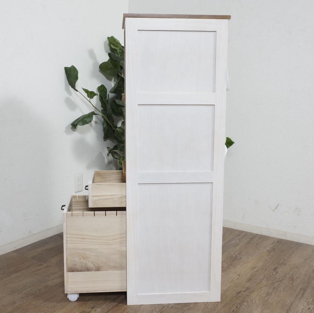 キッチンラック　ワゴン　炊飯器ラック　レール　キャスター付き