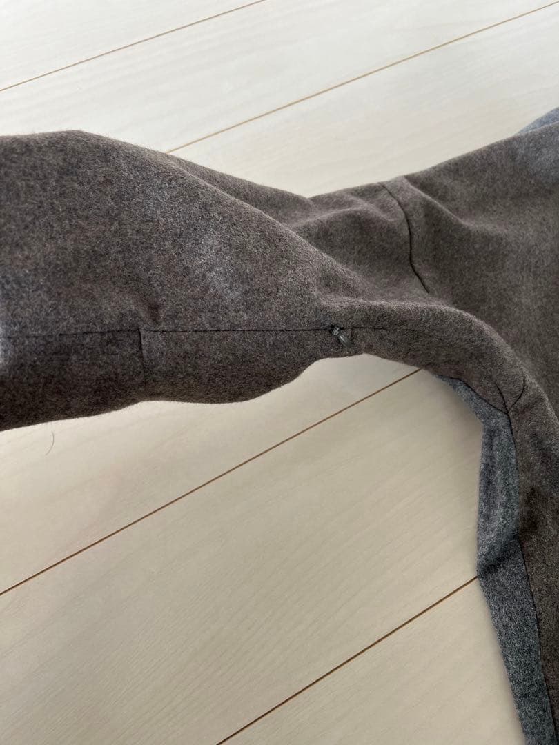 ドゥルカマラ バイカラーダブルロングコート 2018aw