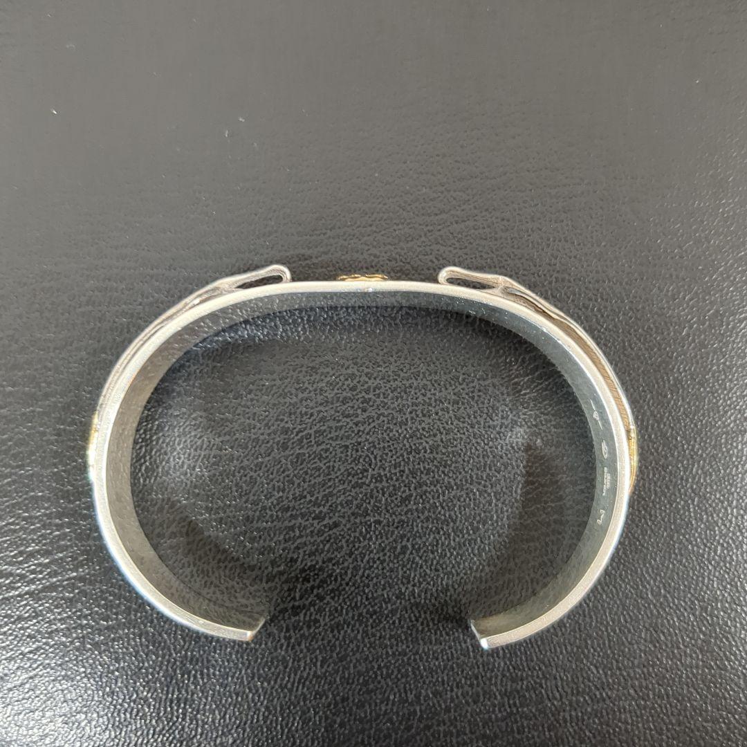 TADY＆KING 平打ちバングルGPイーグル＆ダブルM先金フェザー