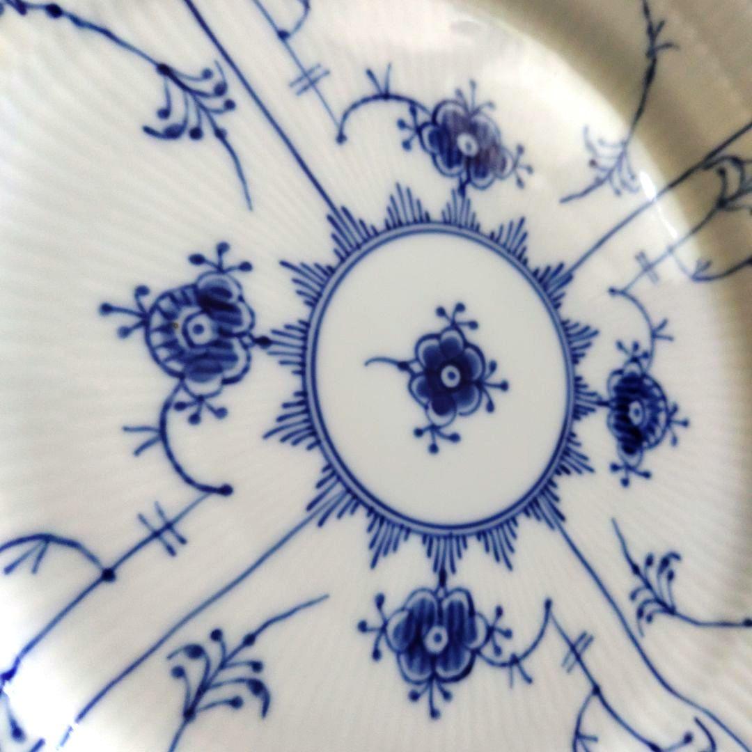 【未使用】ロイヤルコペンハーゲン　ブルーフルーテッドプレイン　25cm皿