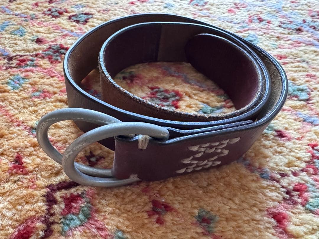 visvim ビズビム DOUBLE RINGBELT ダブルリングレザーベルト