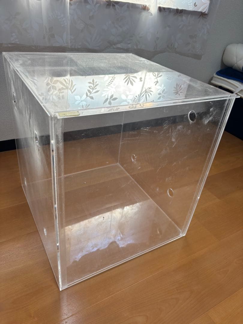 【直接引取希望】アクリル工房製　鳥かご防音ケース おかもち式