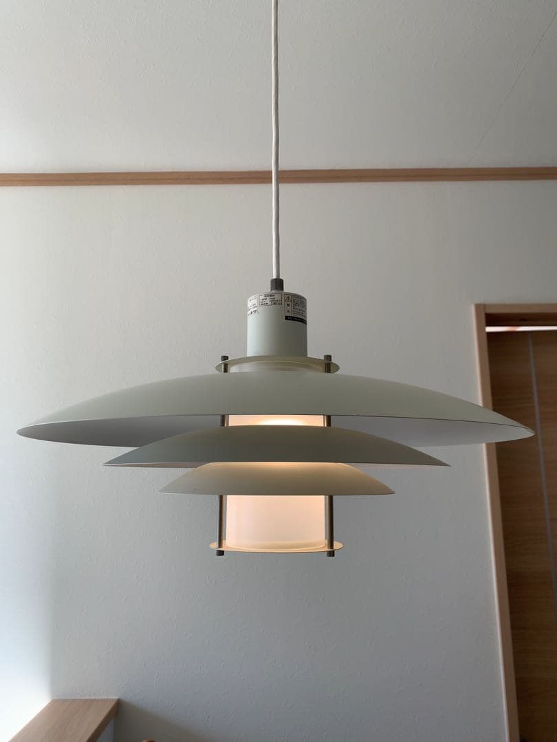 ホワイト 3段シェード ペンダントライト youwa / ユーワ