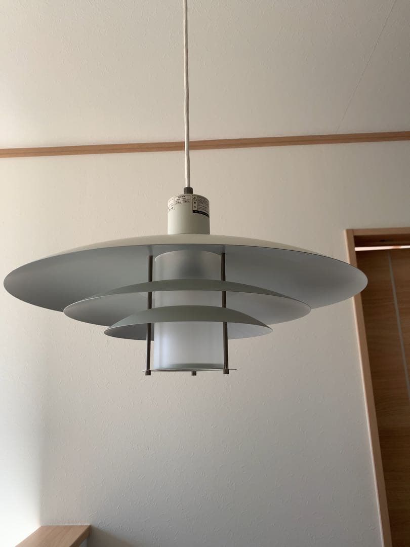 ホワイト 3段シェード ペンダントライト youwa / ユーワ