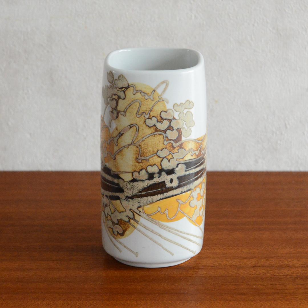 ロイヤルコパンハーゲン Siena シエナ フラワーベース 花瓶 角 デンマーク