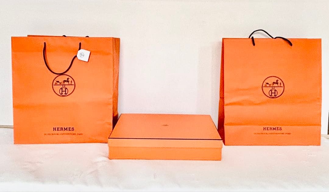 HERMES ギフトボックス＆ショップバッグ セット