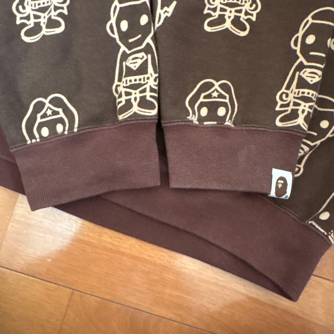 天*水様 アベイシングエイプ　DC Comicsコラボ フルジップアップパーカー