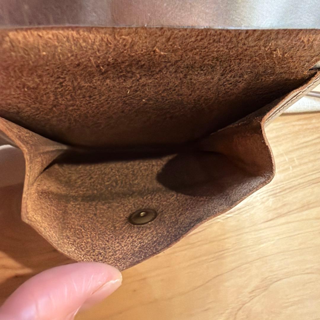 IL BISONTE シルバー 二つ折り財布