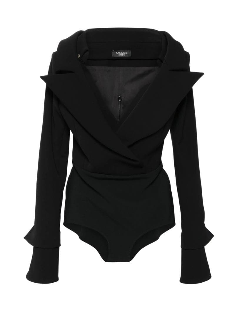 AWAKE mode未使用タグ付きボディースーツトップス