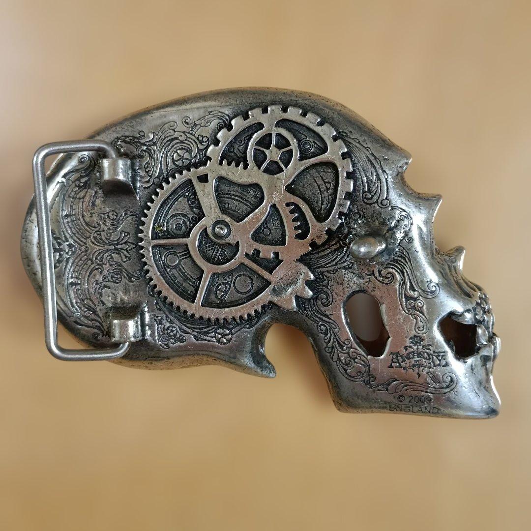 スカルベルトバックルAlchemy Gothic社Anima Machinato