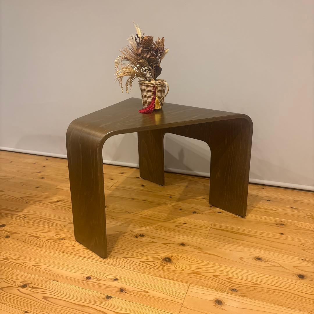 エコーネス　ノルウェー製　ウォールナット　ストレスレスサイドテーブル