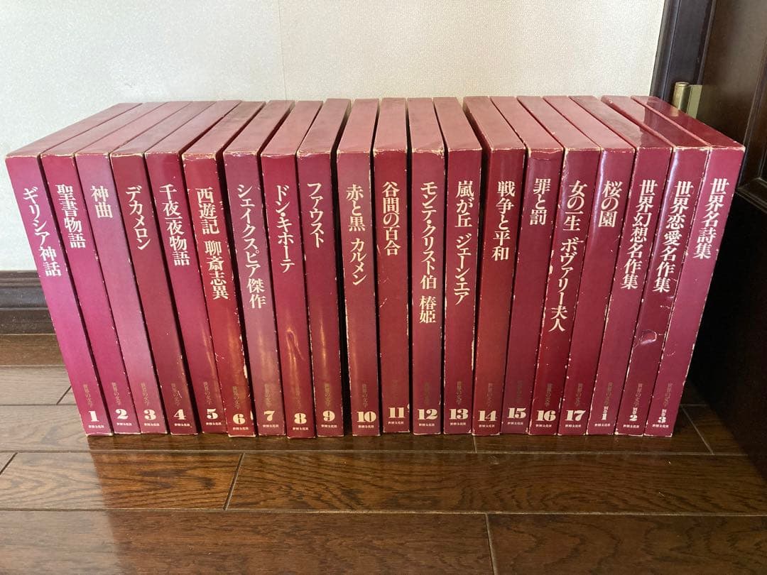 (送料込み)世界の文学 17巻+別冊3巻 世界文化社 約23cm×29cm