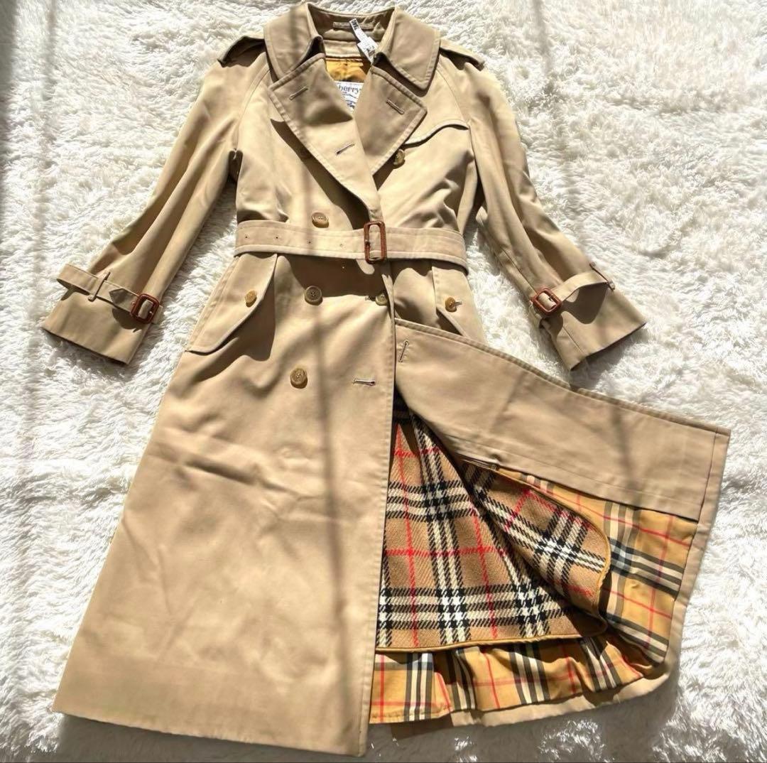 極美品　vintage バーバリー　Burberry コート　トレンチコート