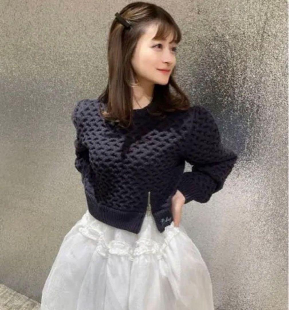 bibiy SONIA KNIT ネイビー