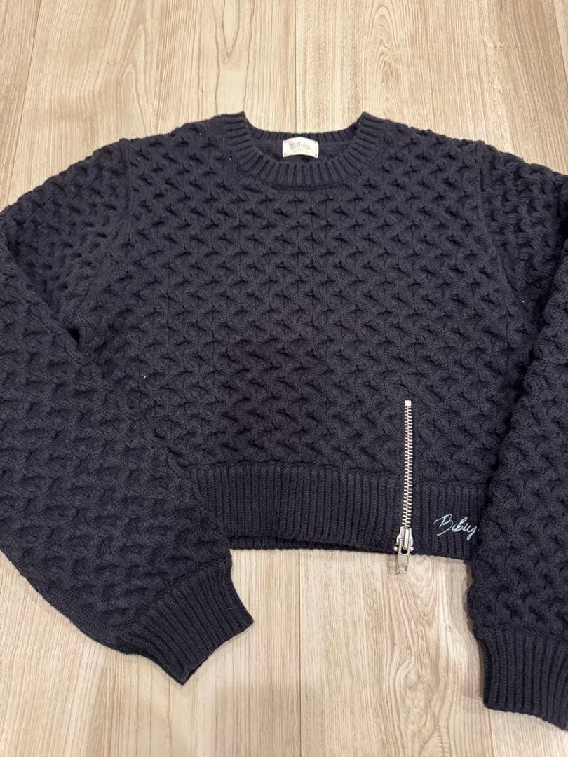 bibiy SONIA KNIT ネイビー