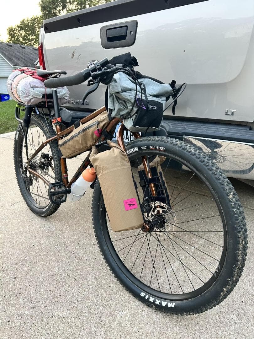 SWIFT INDUSTRIES ホールドファスト ハーフフレームバッグ L 茶