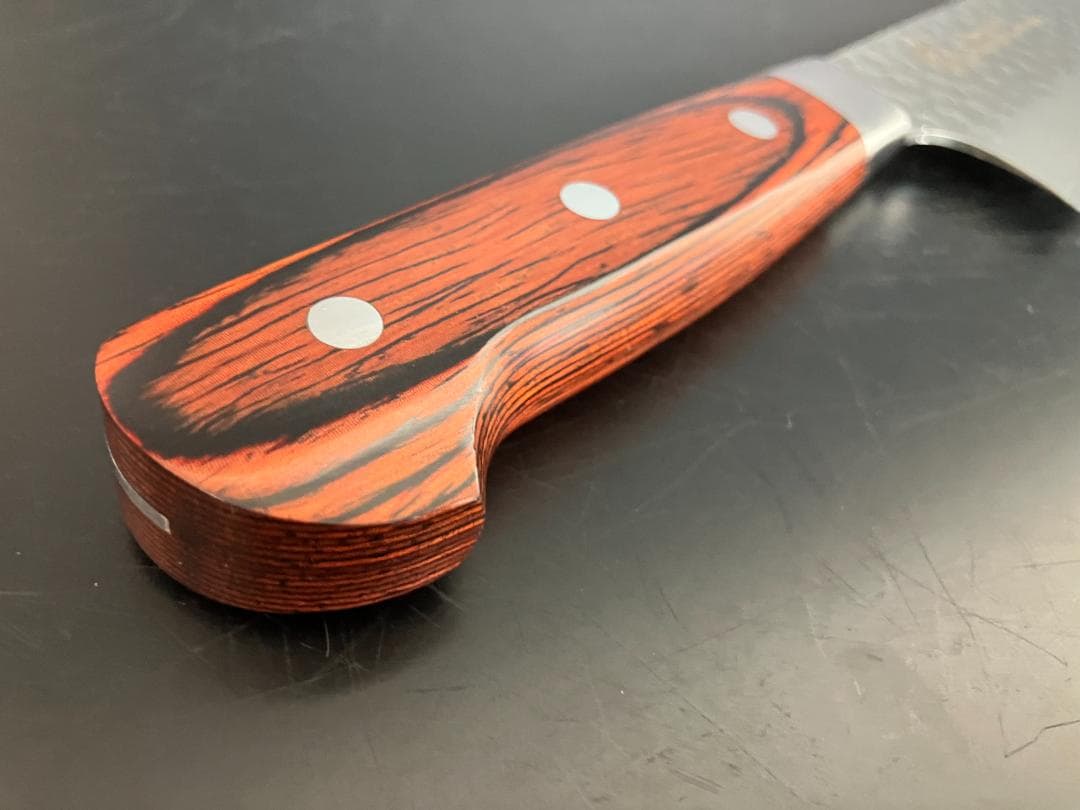 堺孝行　３３層槌目ダマスカス　洋包丁　 牛刀 240mm