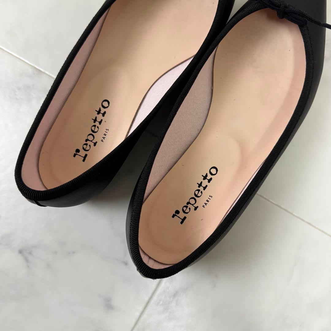 【美品】 レペット ブリジット バレエシューズ ポインテッドトゥ レザー