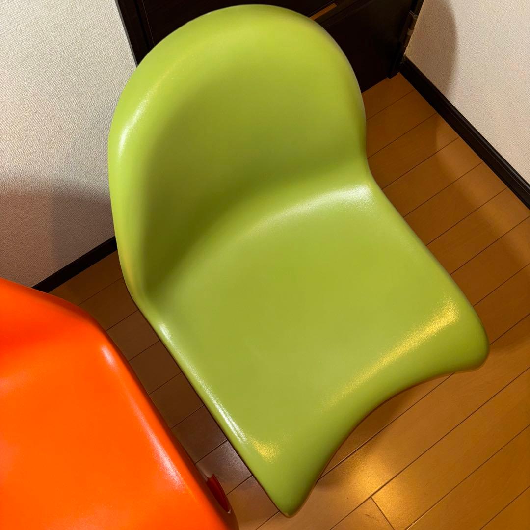パントンチェア リプロダクト デザイナーズチェア 北欧 2脚セット 送料込み