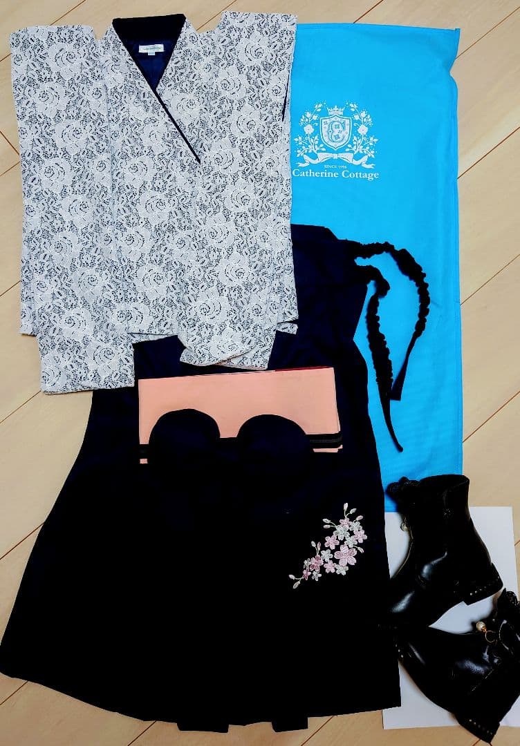 美品❣】キャサリンコテージ袴110 ブーツ付き (19㌢)【最終値下げ】