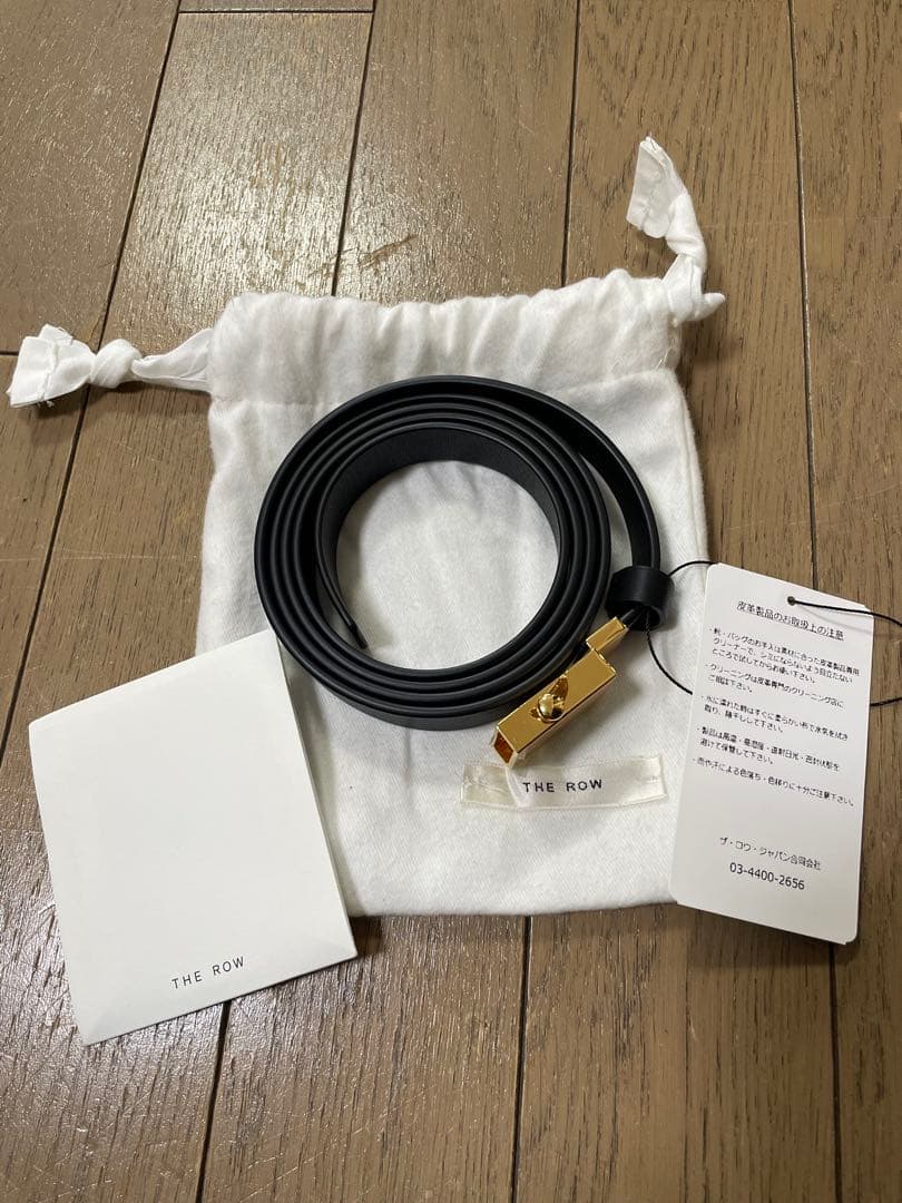 THE ROW ザロウ　ブライアンベルト　ブラック×ゴールド　新品