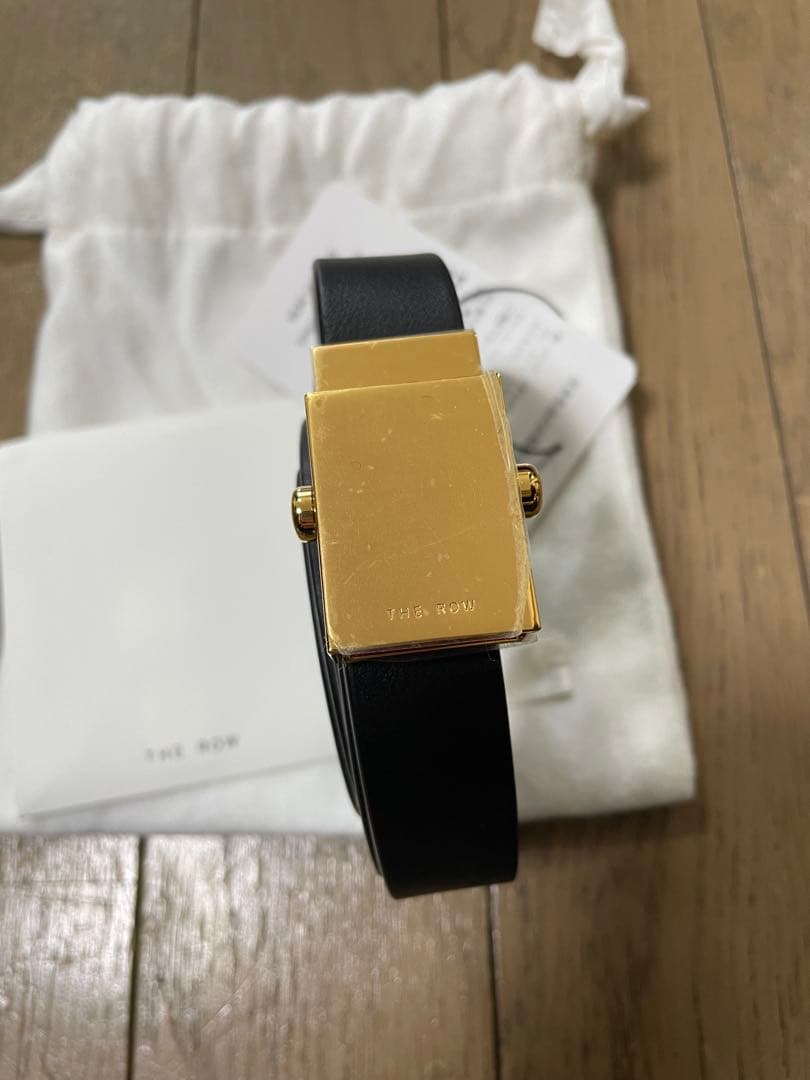 THE ROW ザロウ　ブライアンベルト　ブラック×ゴールド　新品