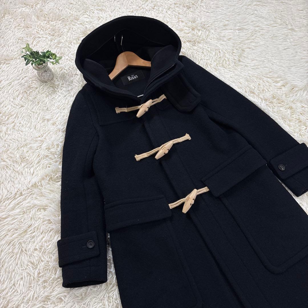 未使用に近い✨THE RERACS ロングコート ダッフルコート ネイビー　38