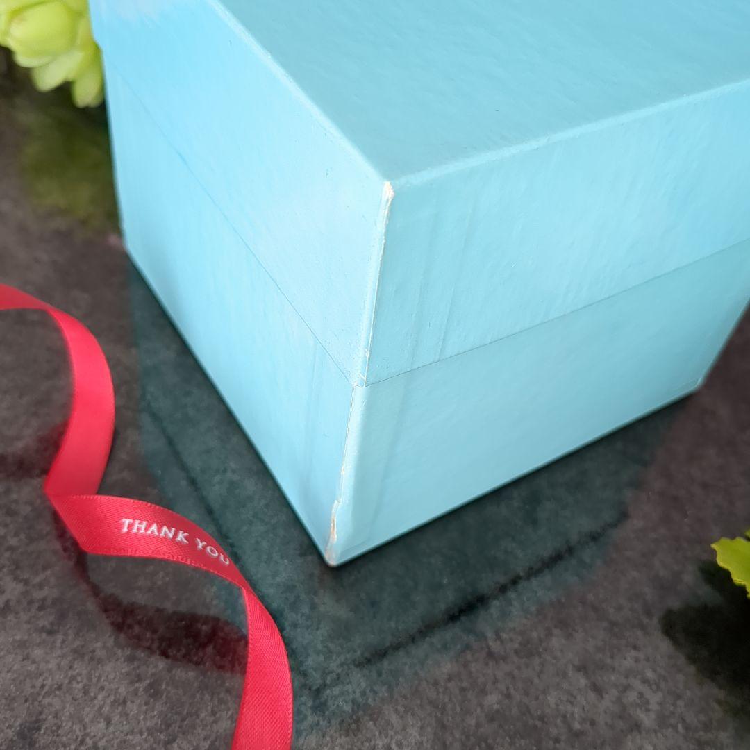 ティファニークリスタルボックス　ティファニーリボンボックス　小物入れ