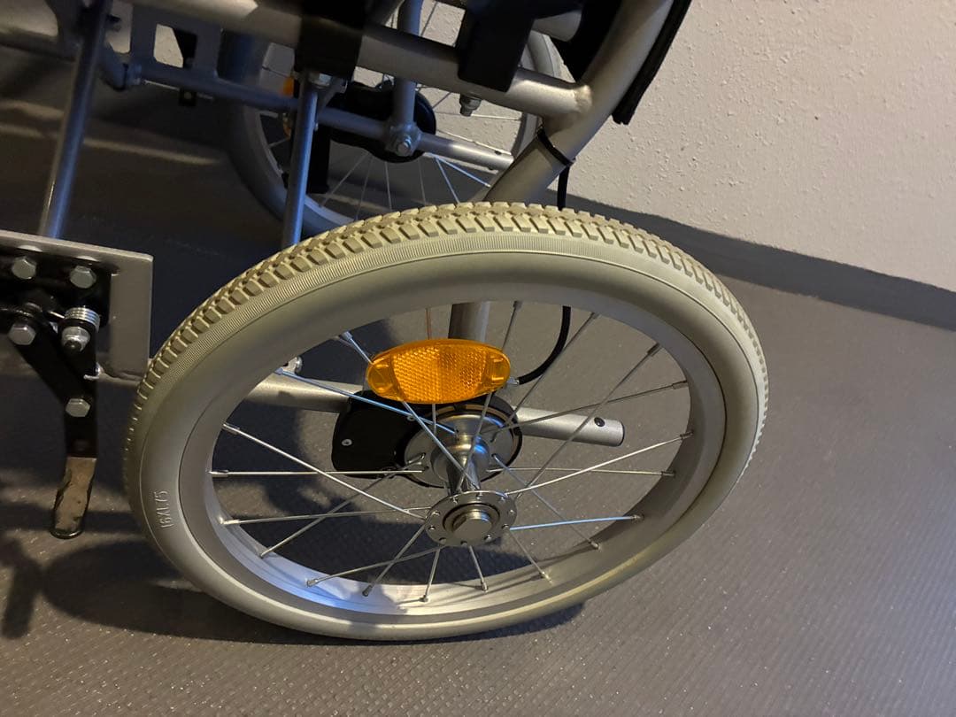 ケアテックジャパン 介助式 アルミ製 車椅子 CA-21SU (レッド)