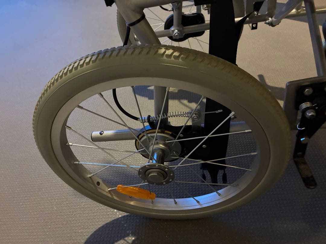 ケアテックジャパン 介助式 アルミ製 車椅子 CA-21SU (レッド)